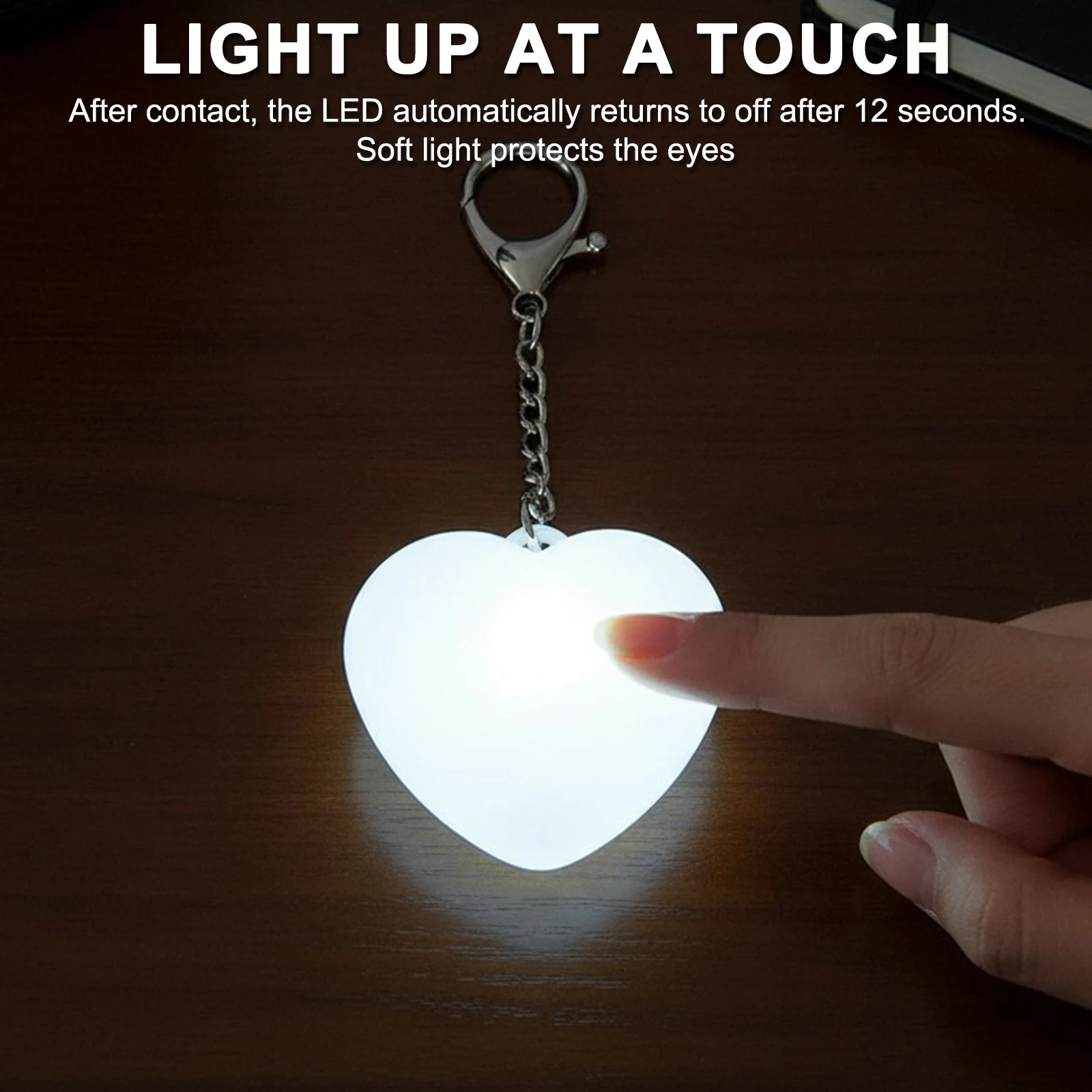 2/4pcs Handbag Light Touch Activated Purse Lamp Accessories for Women Girls Backpack Handbags