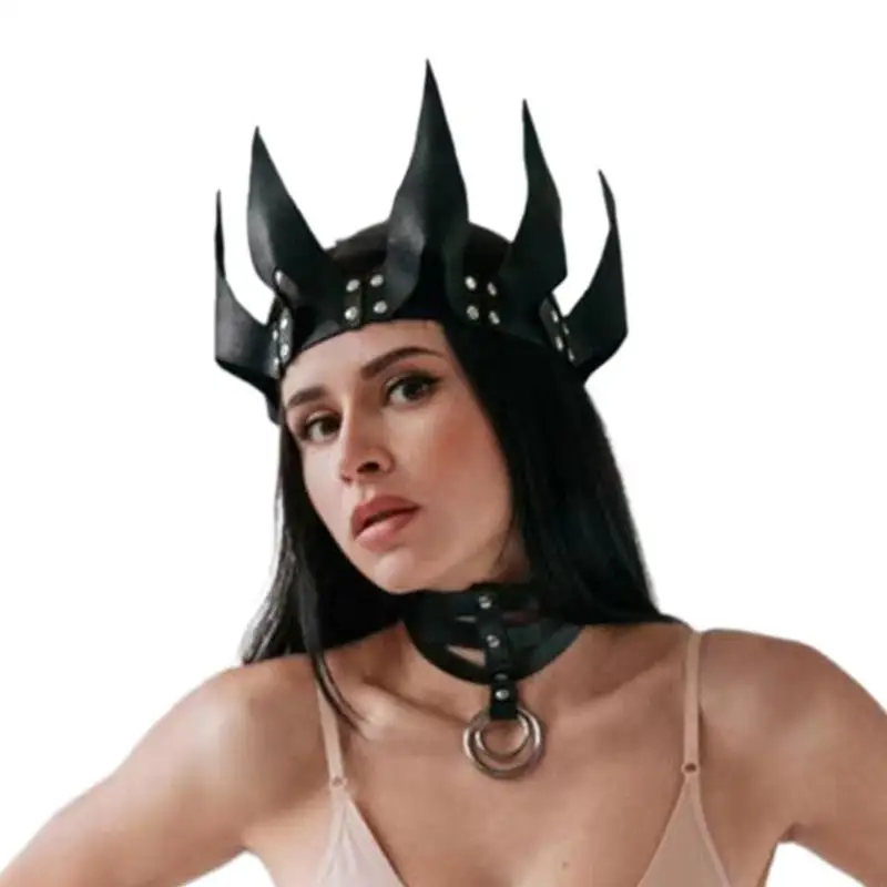 M6CD caballero Medieval, caballero pirata, diadema PU, accesorios fotografía soldado