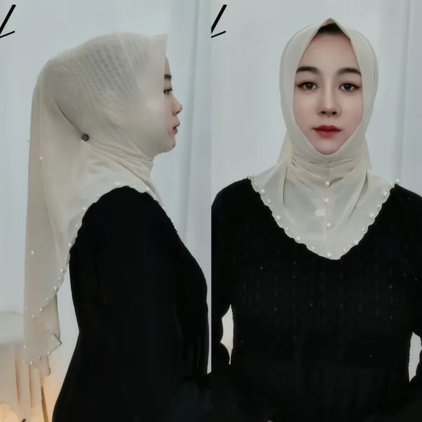 2026 Spring Summer Musulman Women Airy Hijab Covers