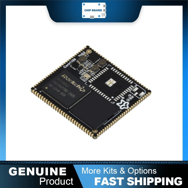 Luckfox Core1106 Rockchip RV1106 Core Board ARM Cortex-A7 RISC-V NPU ISP 8GB eMMC 256MB NAND