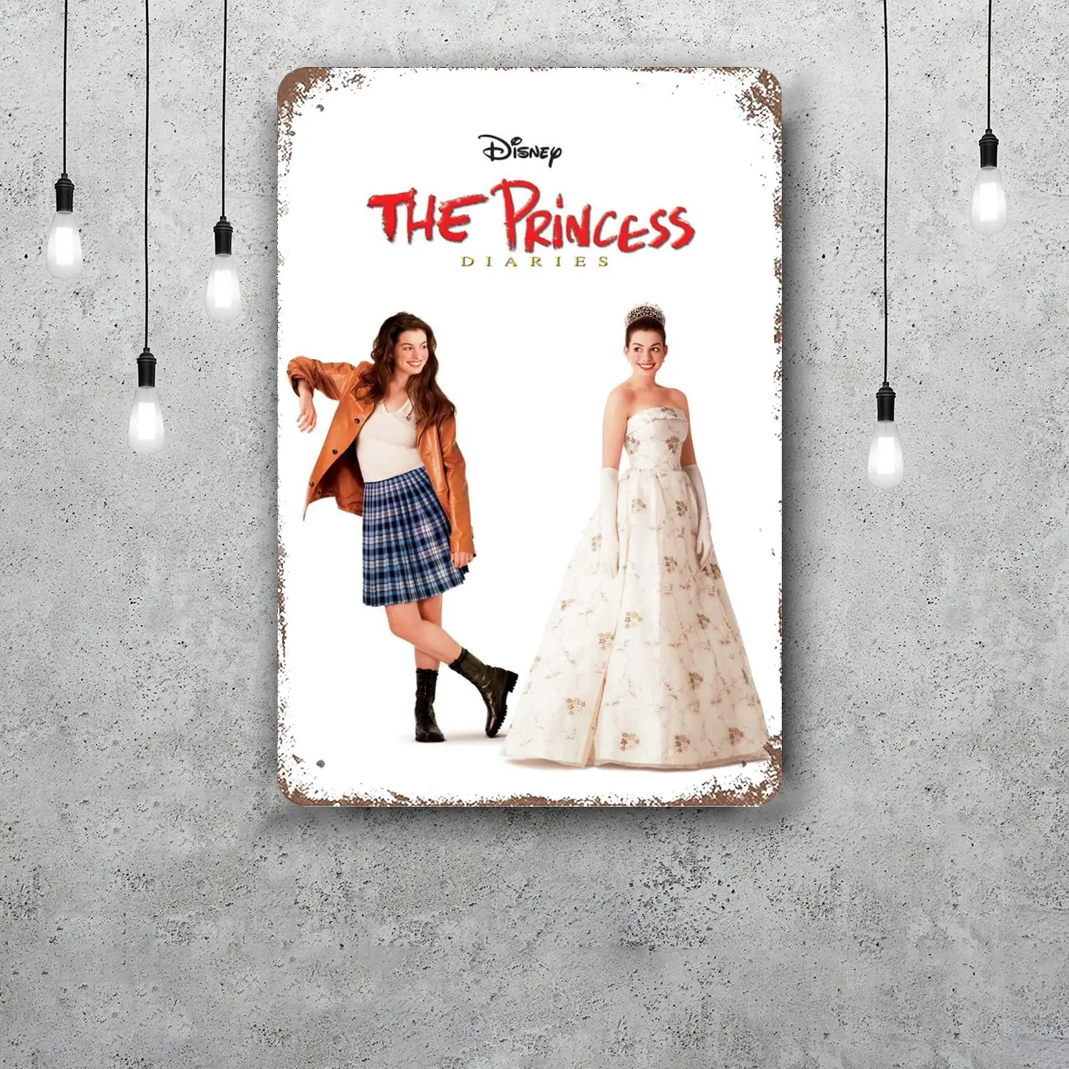 MINISO The Princess Diaries 2 Decor Vintage Metal Signs Tin Signs Captain Poster Decor for Bar Pub Club Man Cave Wall Decoration