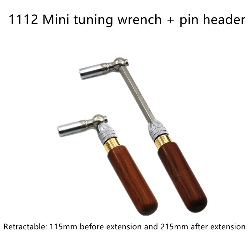 High quality Piano Piano Tuning Maintenance Tuning Debugging Tool  1112 Minor Tuning Wrench Retractable Belt Stitch + Pin Header