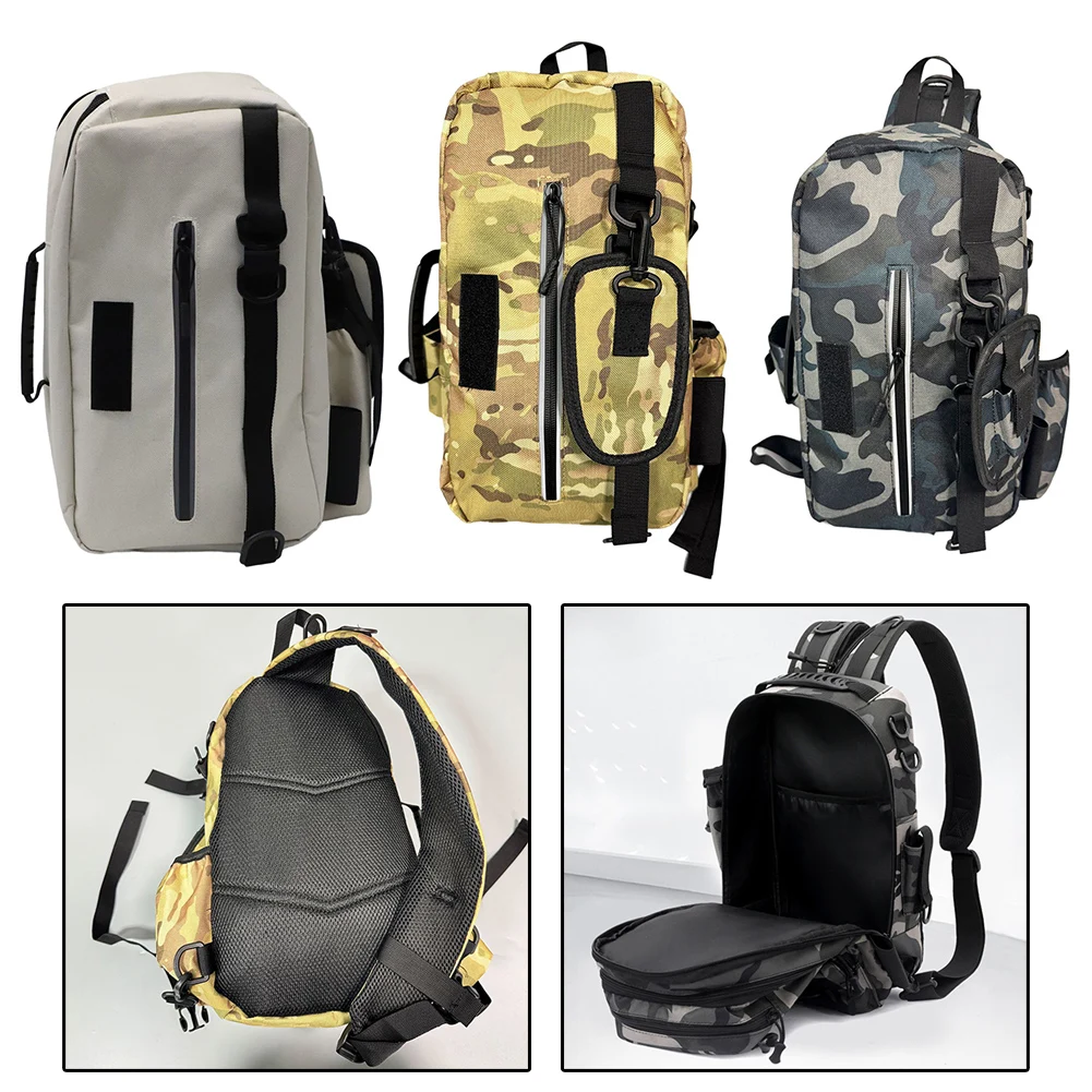 Fishing Trip 38*25*3cm Fishing Backpack Large Capacity Tackle Bag Large Capacity Bag Convenient Classification