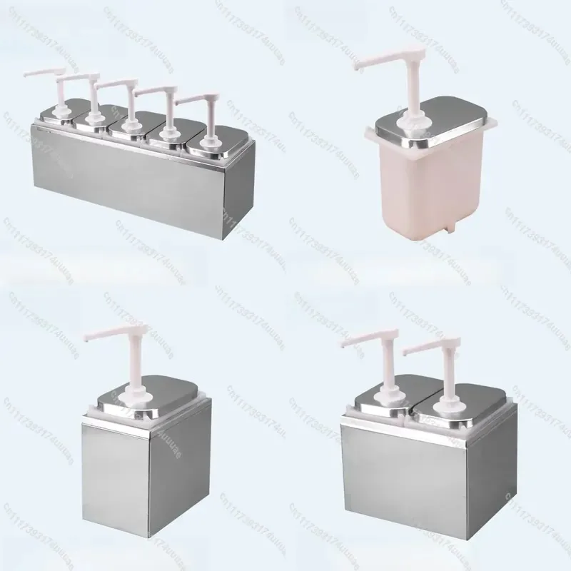 Stainless Steel Sauce Pump Dispenser Commercial Kitchen Filling Equipment for Restaurant Canteen Catering Factory Direct