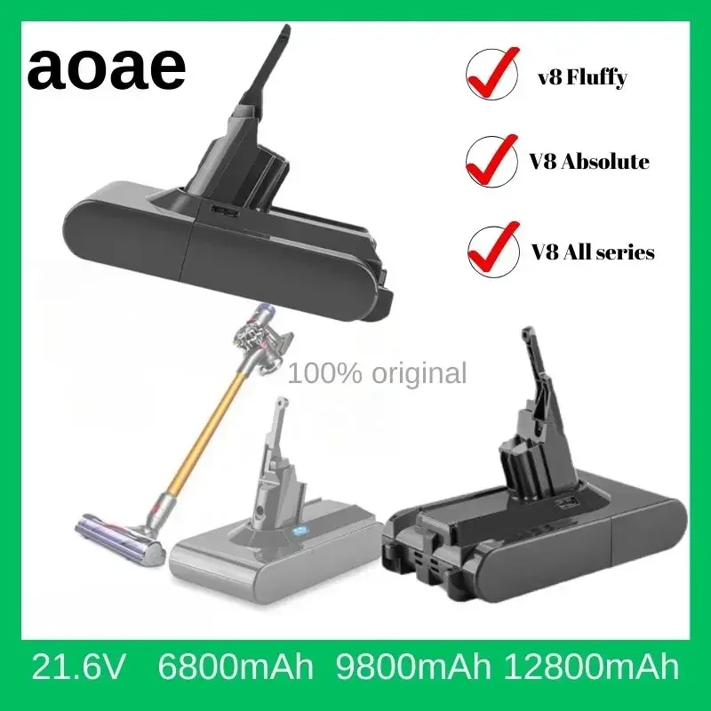

Аккумуляторы aoae литий-ионные для пылесоса Dyson V8, 12,8 Ач, 21,6 в