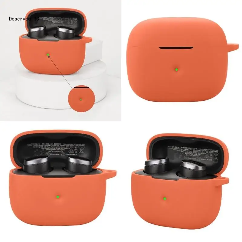 Wireless Earbuds Silicone Shell Soft Case for Bowers Pi6 Flexible Case Scratchproof