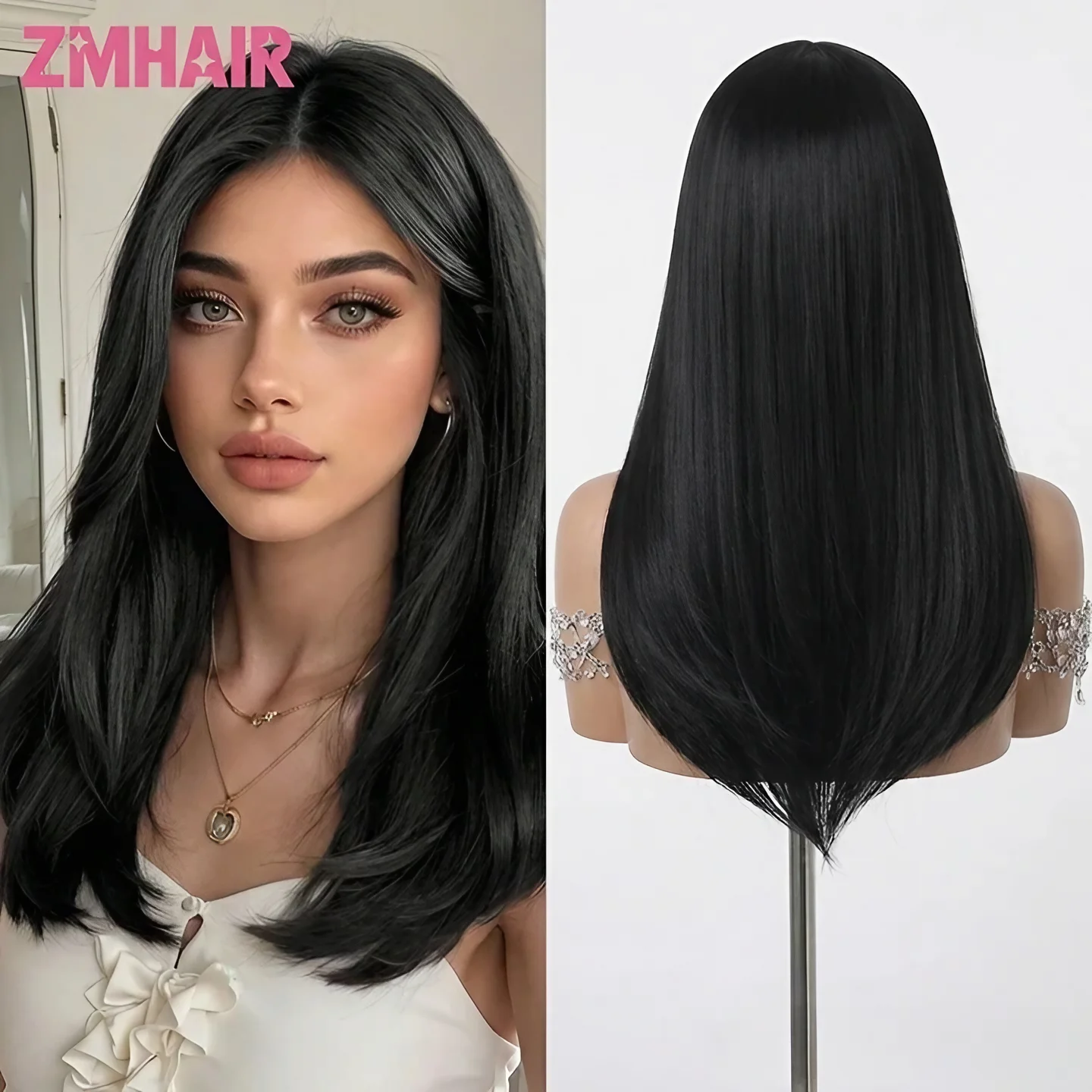 

Парик из натуральных волос 5*5 с шелковой основой, с детским волосом и полиуретановым краем, плотность 180%, прямые бразильские волосы Реми для женщин