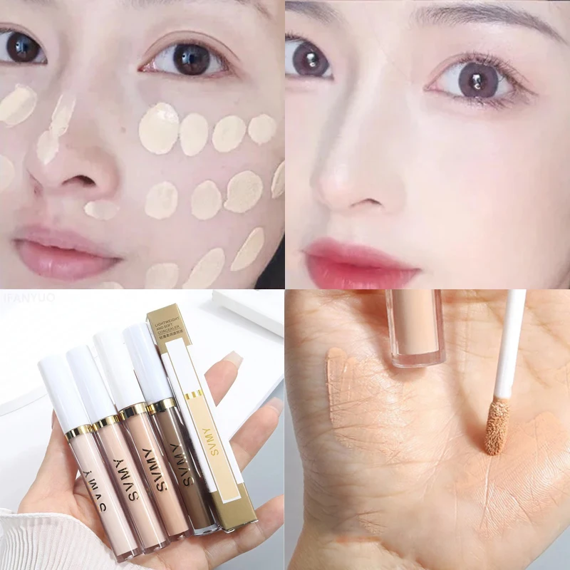 Crema correttore liquido opaca ad alta copertura impermeabile controllo olio idratante correttore a lunga durata trucco professionale per il viso