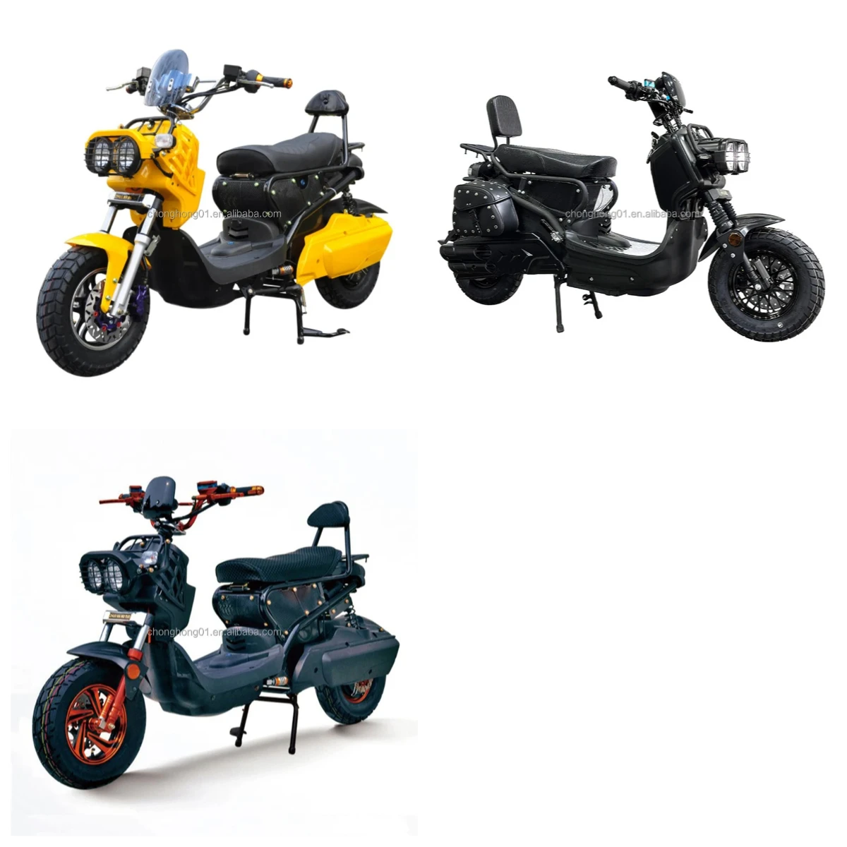 

STLF Adult Motor Scooter Two-wheel Mobility E-Scooter Electric Scooter Motorcycle 1200W Electric Scooter (Zuma)