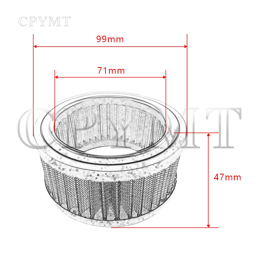 Motorcycle Air Filter Replacement Element fit for Harley Sportster Iron XL 883 XL1200 Sport Nightster 72 Forty-Eight 1991-2021