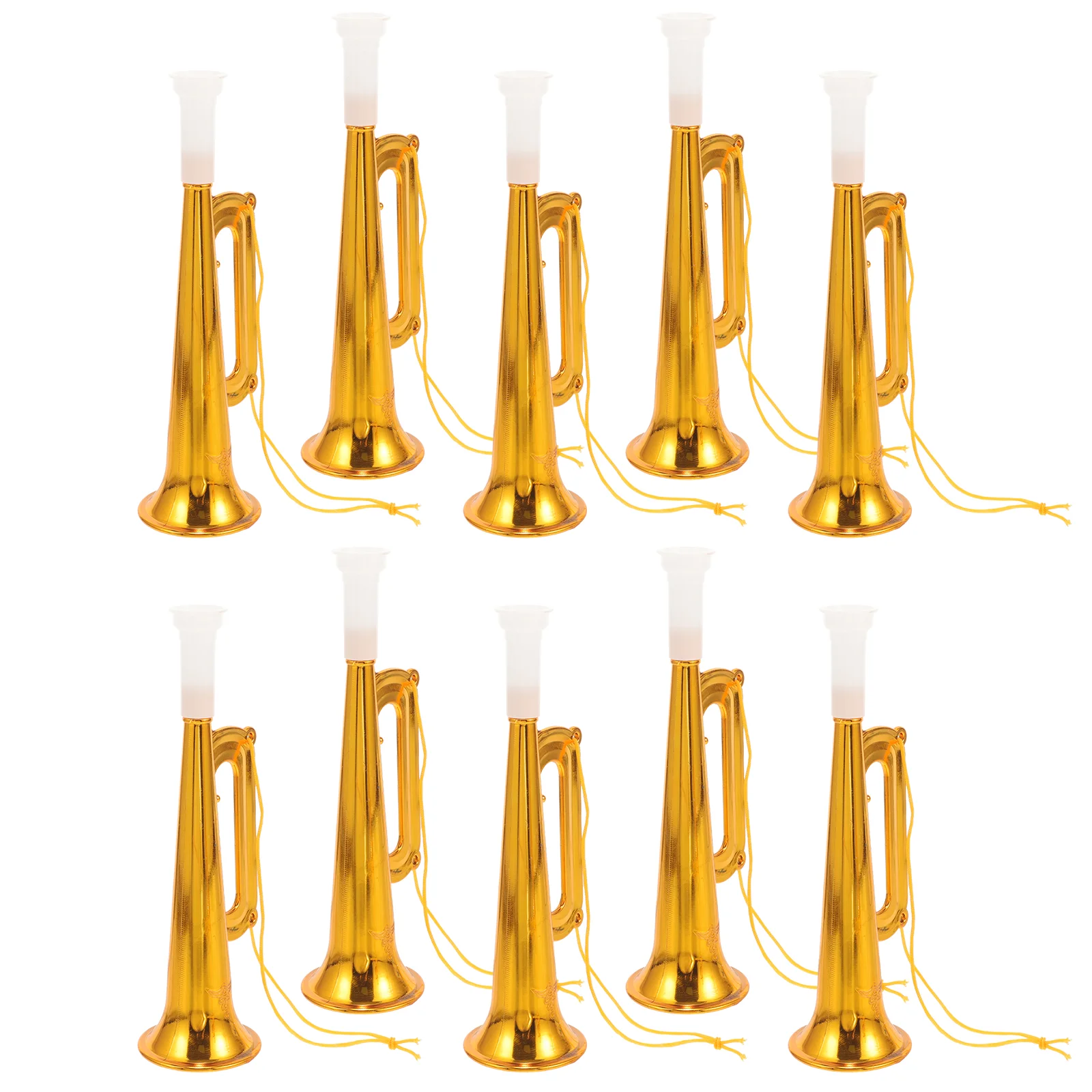 10 Pcs Small Concert Trumpet Child Kids Toys Horn Noise Maker Abs Cheering Tools for Fans