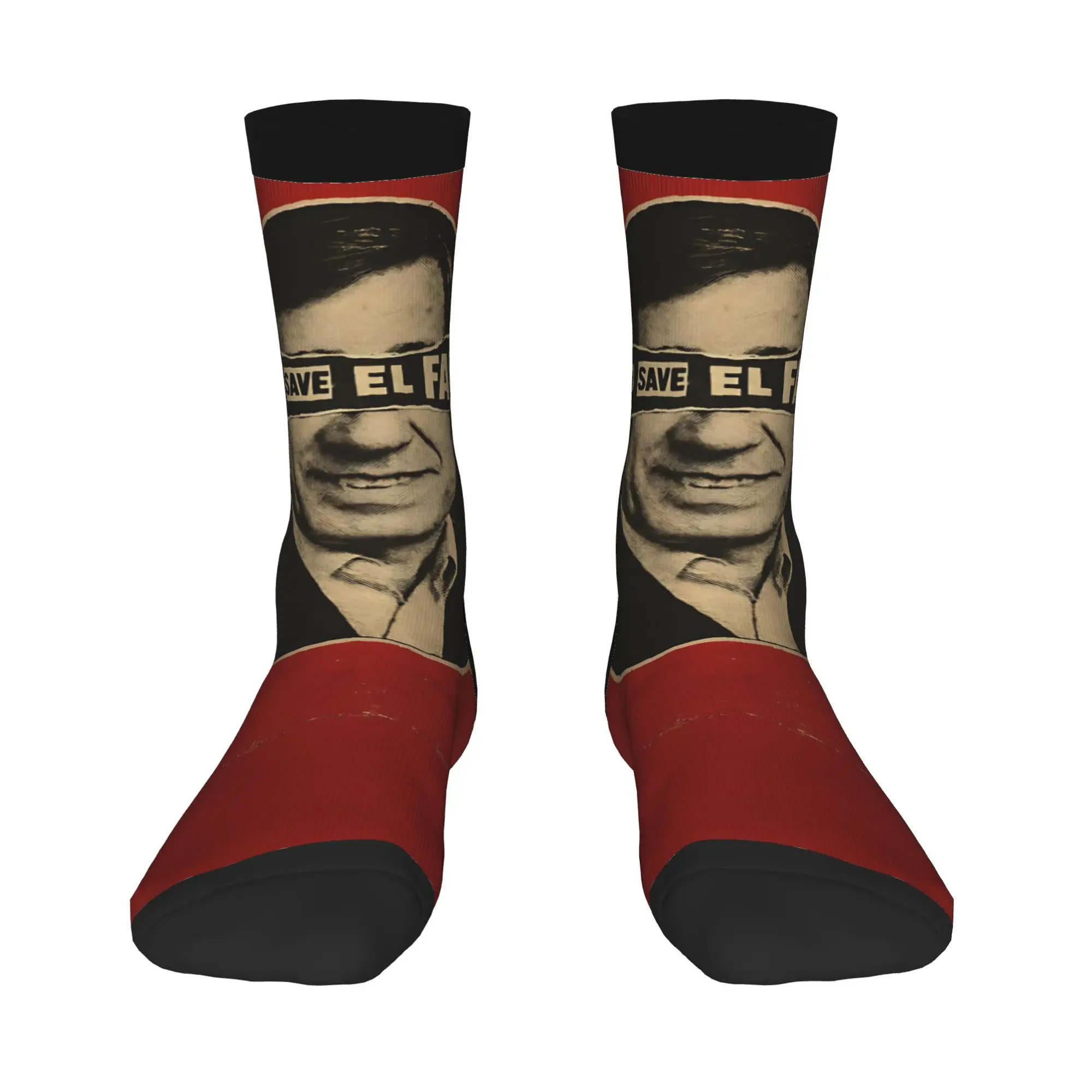 Couple Socks God Save El Fary Spanish Retro  Stockings Anti-Slip Soft Socks Winter Fashion Graphic Outdoor Sports Socks