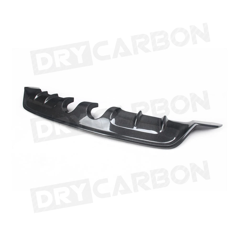 Carbon Fiber Rear Lip Diffuser Spoiler For Volkswagen VW Golf 6 VI MK6 R20 2010-2013 E Style Rear Bumper Guard Accessories