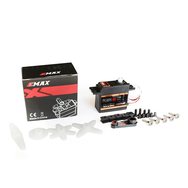 Servomoteur numérique haute tension ES3005HV, engrenage métallique, pour importateur FPV, voiture RC, robot, hélicoptère