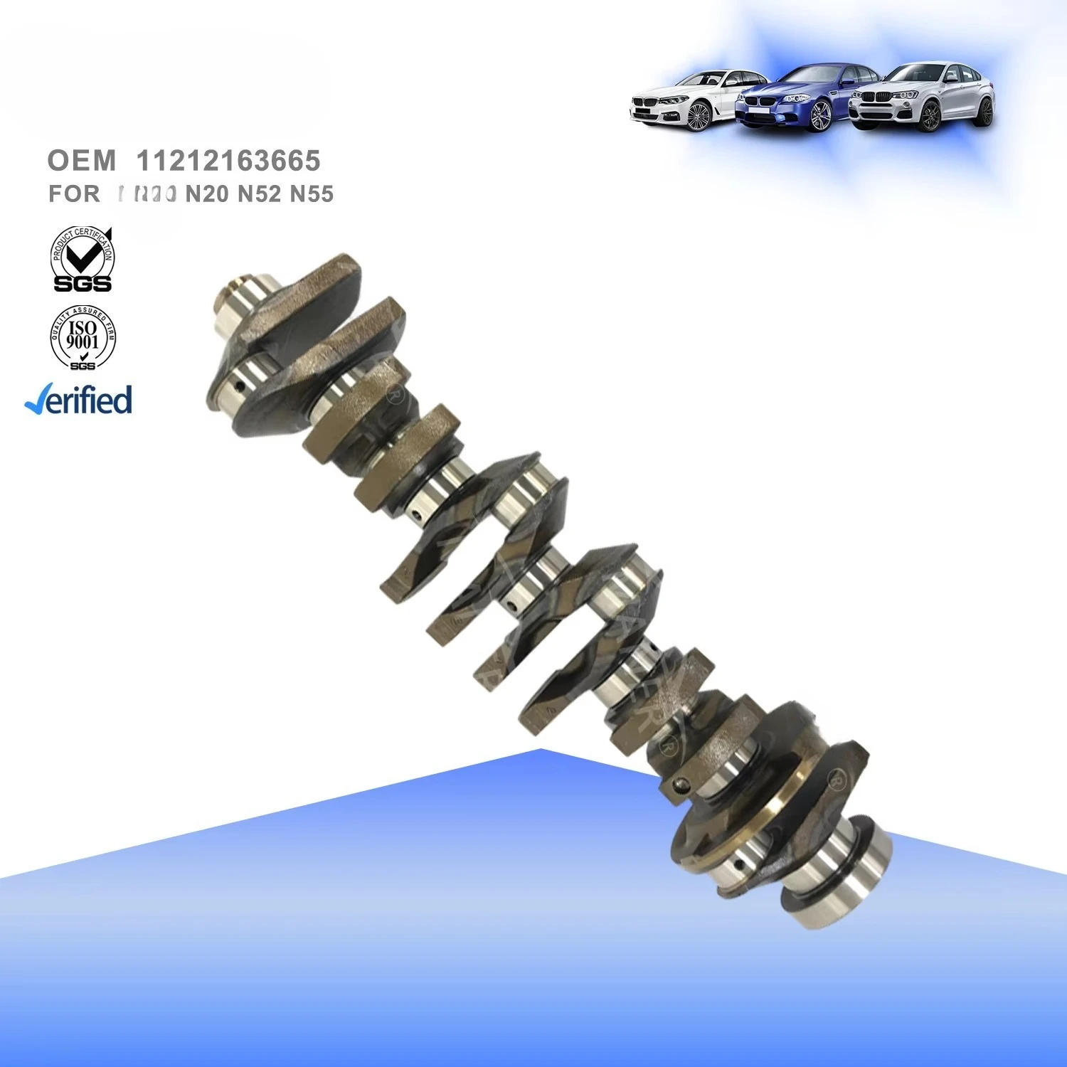 

11212163665 11217580483 Auto Engine Crankshaft for 535i X5 X6 E70 F16 New Trendcustom