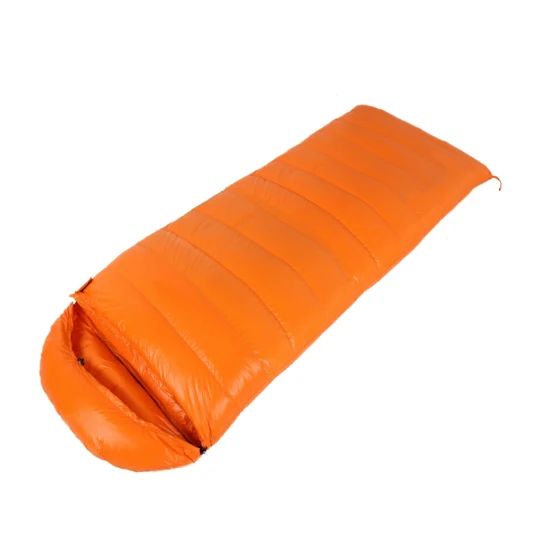 Double sleeping bag outdoor sleeping bags down cold weather camping 1800g duck down filler