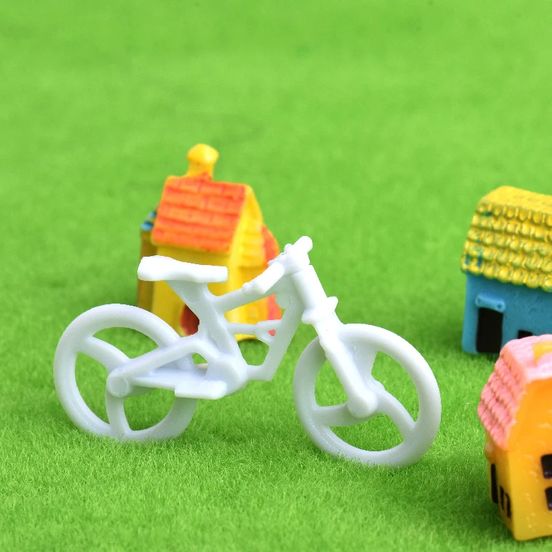 5pcs Mini Bicycle Vehicle Model Toy Bike for Miniature City Scene Landscape Garden Figure Decorative Craft Doll Accessories