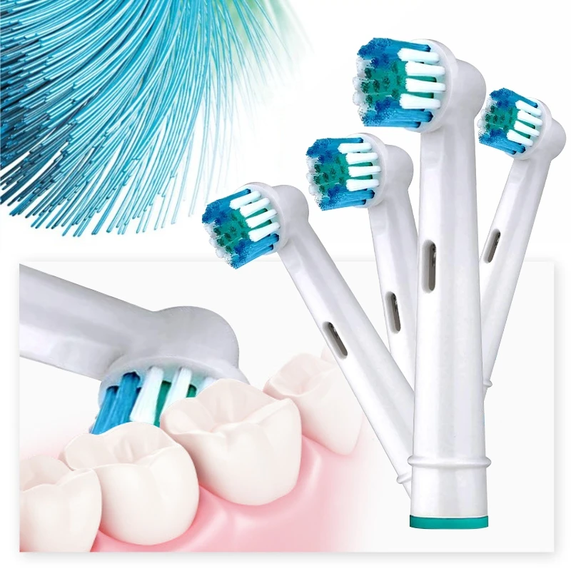 4/8pc Replacement Toothbrush Heads for Oral B Cross Floss Action Precision Soft Bristle Electric Tooth Brushes Head 3D Precision