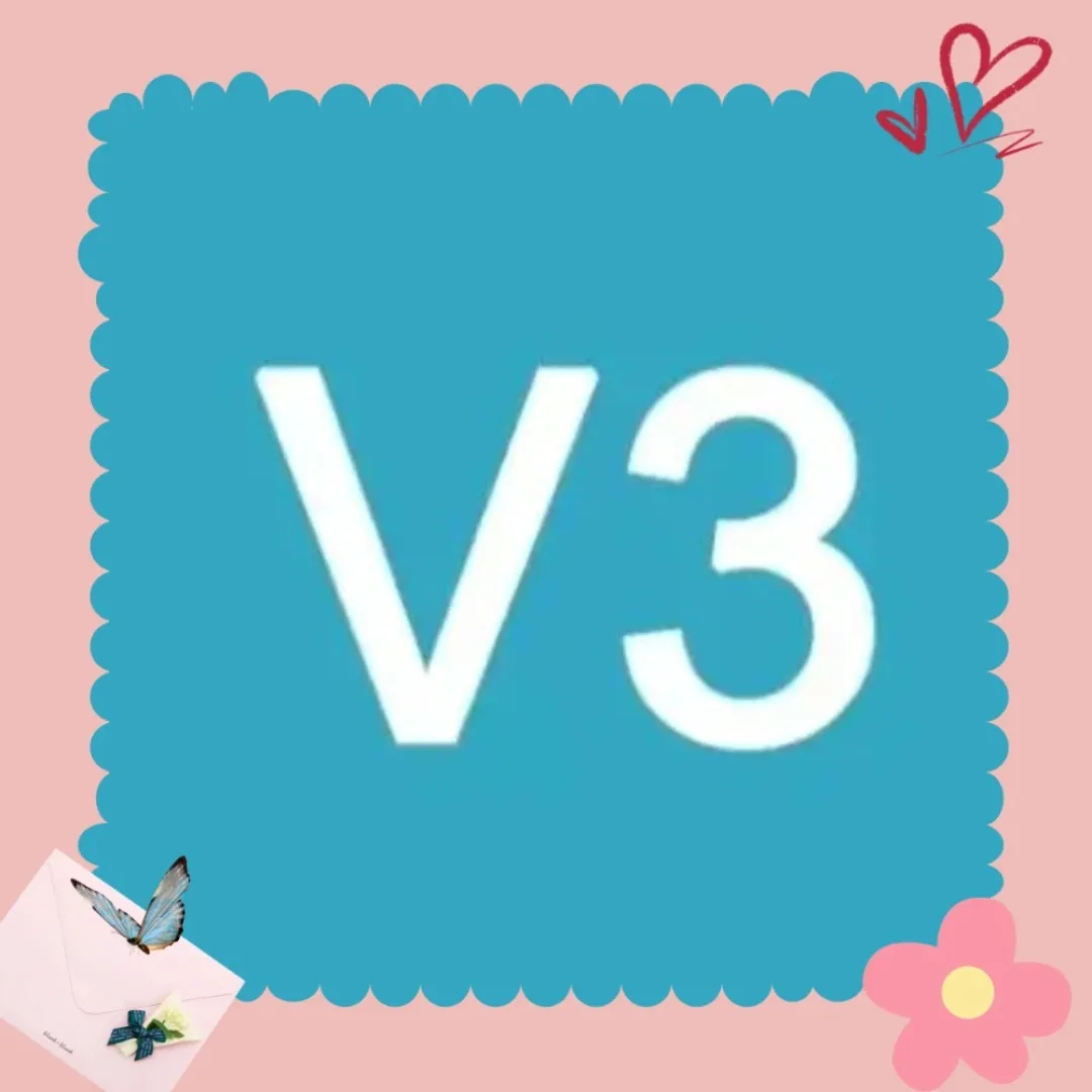 2025 V3 Plush Doll Cute Cartoon Blind Box Toy, Vinyl Doll Surprise Box Keychain Birthday Gift image 3