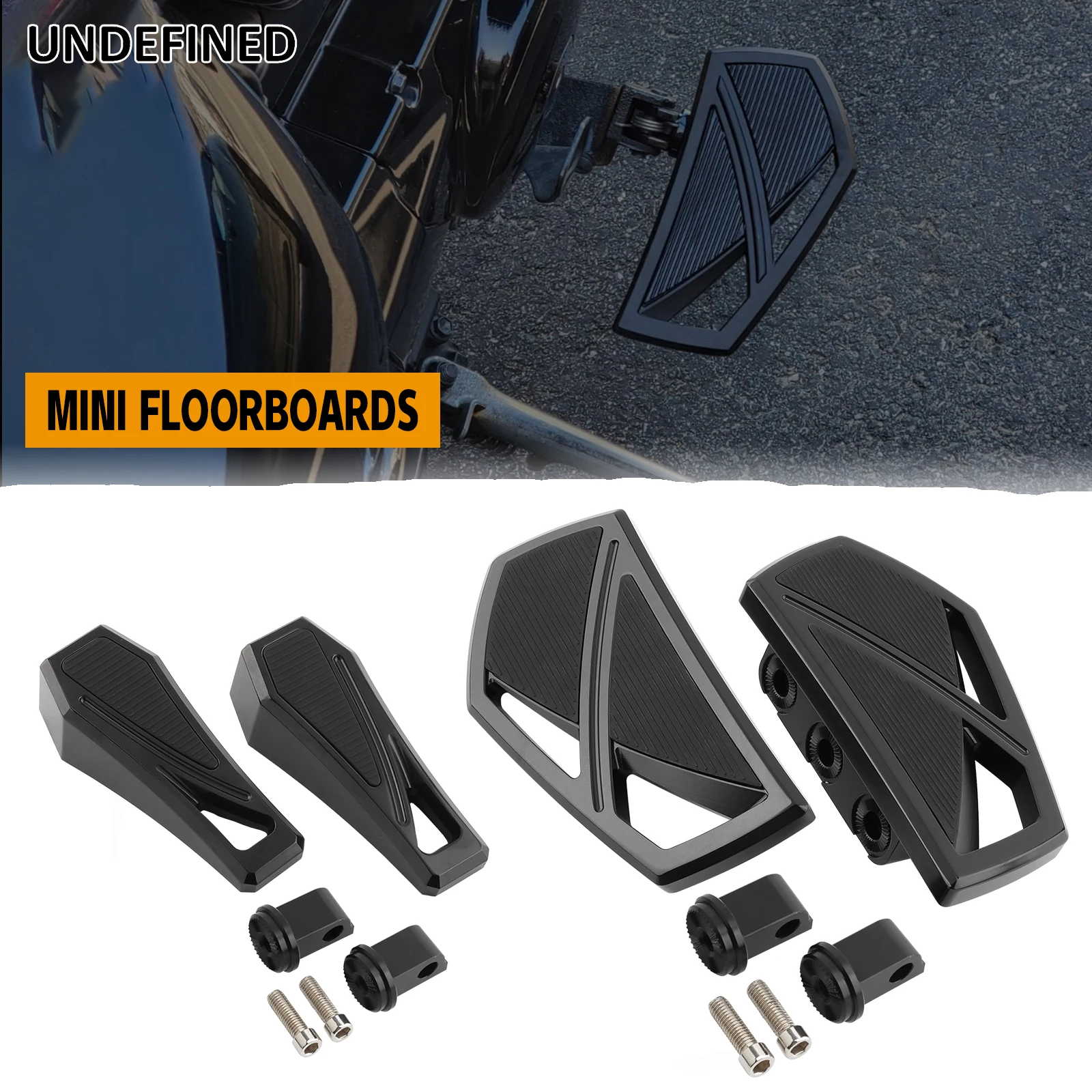 

Motorcycle Black Front Foot Pegs Floorboards Pedal Footrest Fit For Indian Chief Vintage For Victory Hammer Vegas