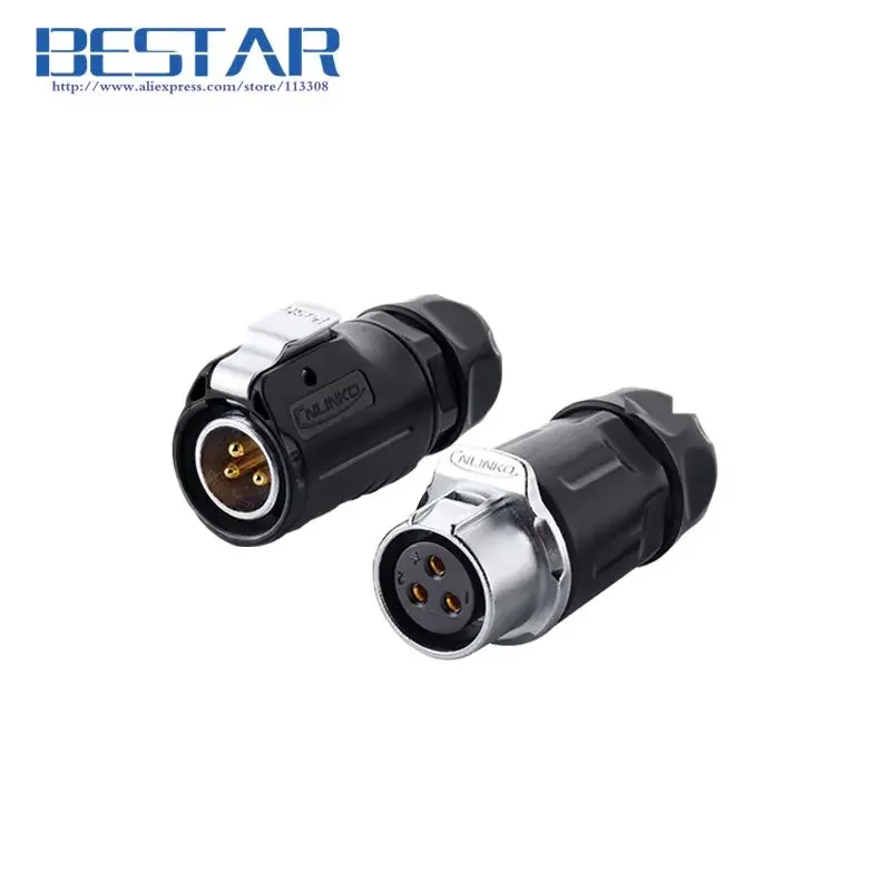สายอุตสาหกรรมกันน้ําการบิน Connector 2pin 3pin 4pin 5pin ปลั๊ก, IP67, สายไฟ LED Connector เชื่อมต่อ/dock