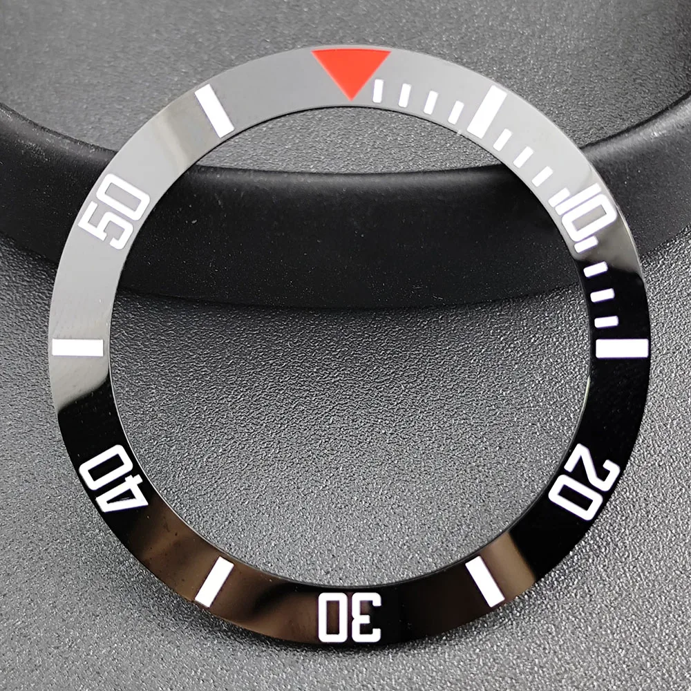 40mm Bezel Mens Watches Replace Accessories Watch Face Ceramic Bezel Insert For 44mm Sub Automatic sea diving 40mm
