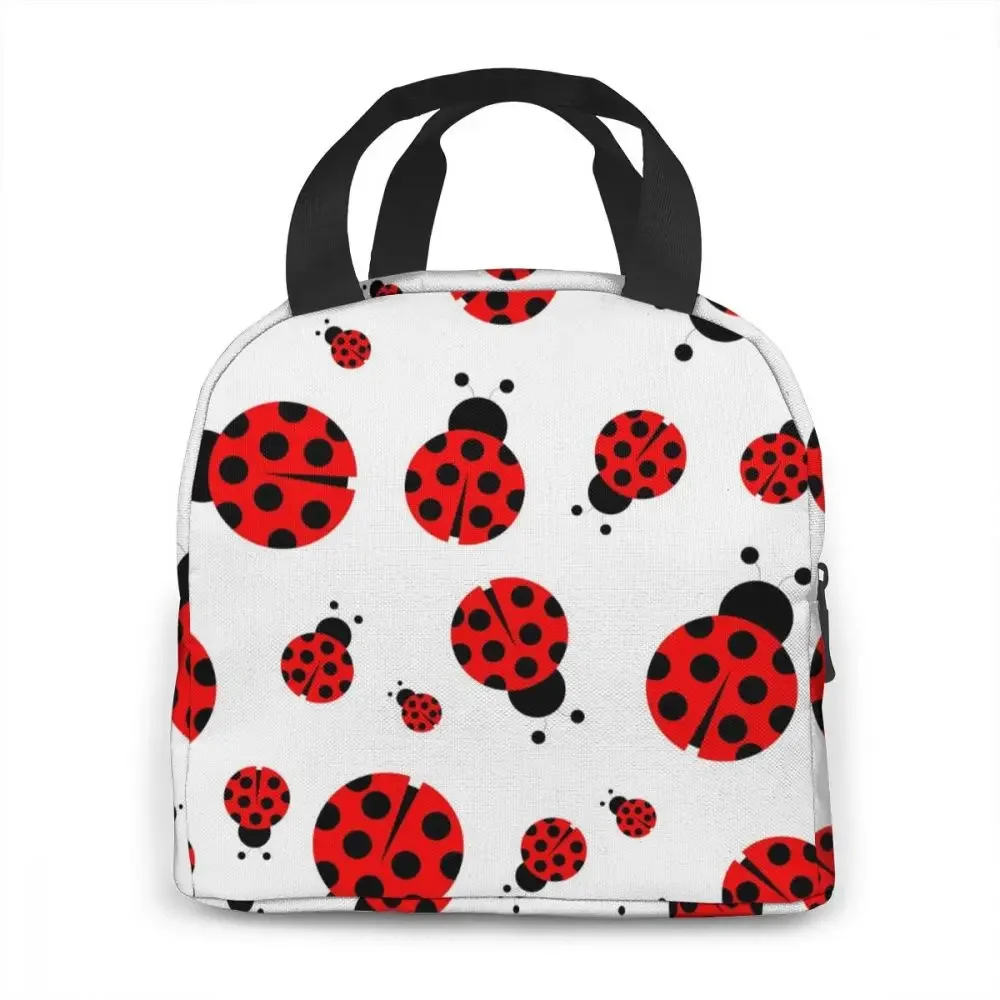 Ladybug Cooler Lunch Box Portable Insulated Lunch Bag Thermal Food Picnic Lunch Bags