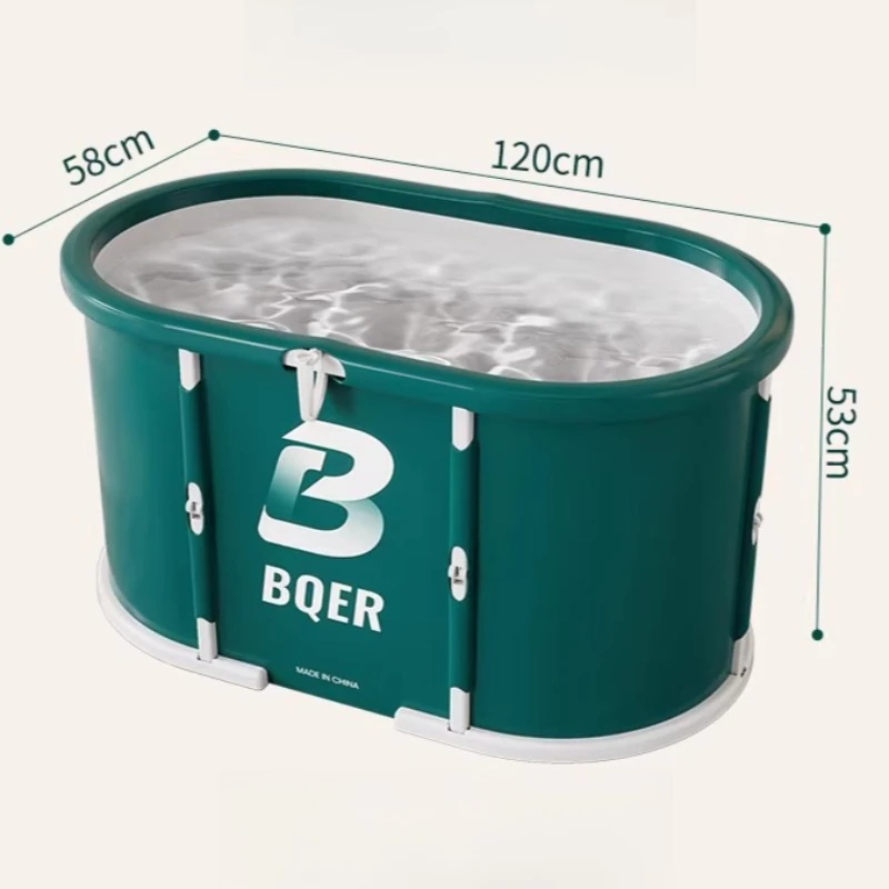 Ice Adults Foldable Bathtub Clearance Foot Ground Outdoor Foldable Bathtub Baby Freestanding Badewanne Inflatable Hot Tubs