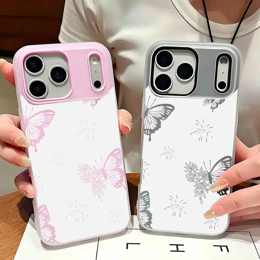 

Phone Case Elly 2-in-1 Dual Layer Shockproof Case for iPhone17 /16 /15 /14/13/12 B-ButterflyS