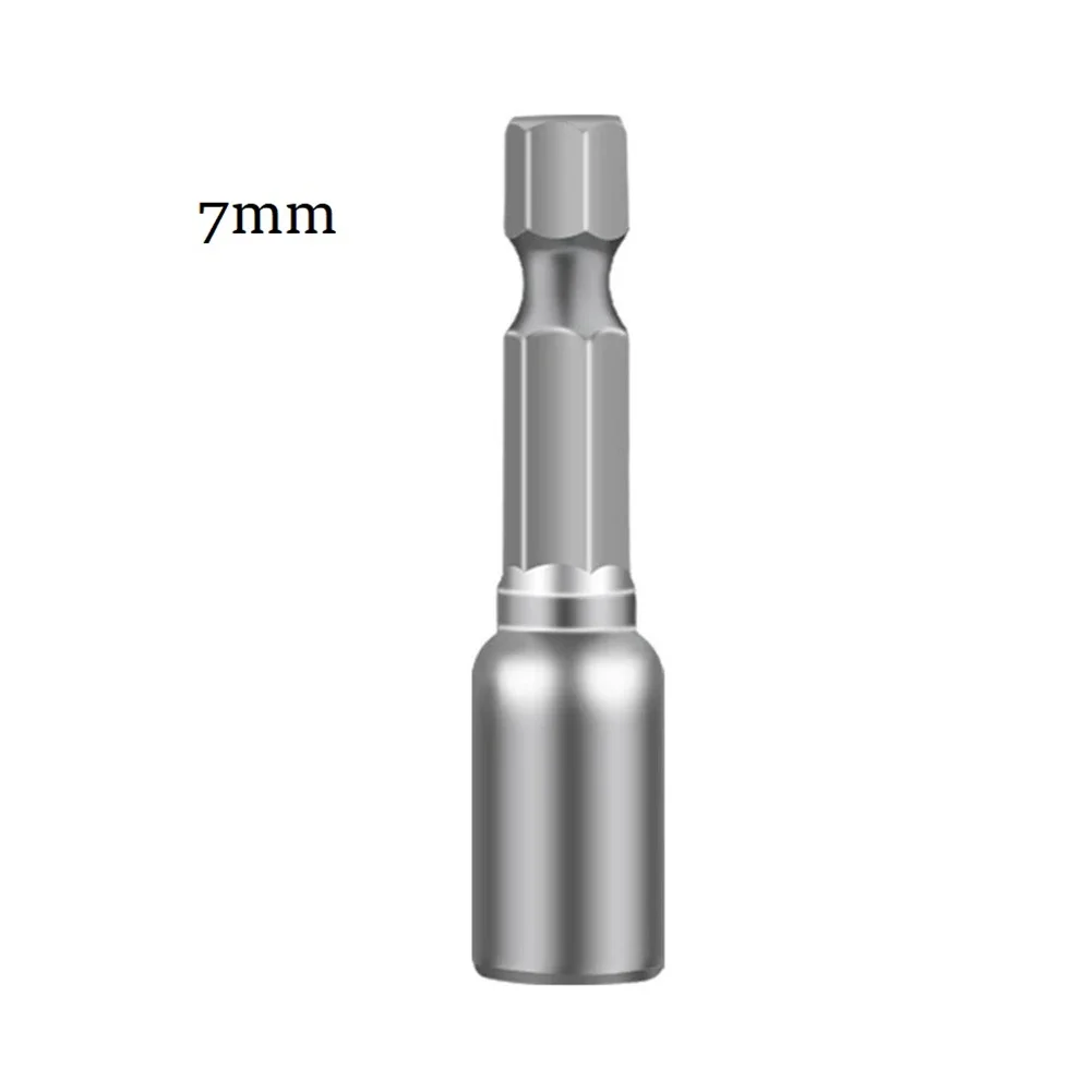 Impact Socket Nut Screwdrive Power Nut Driver Drill Bit 1/4\