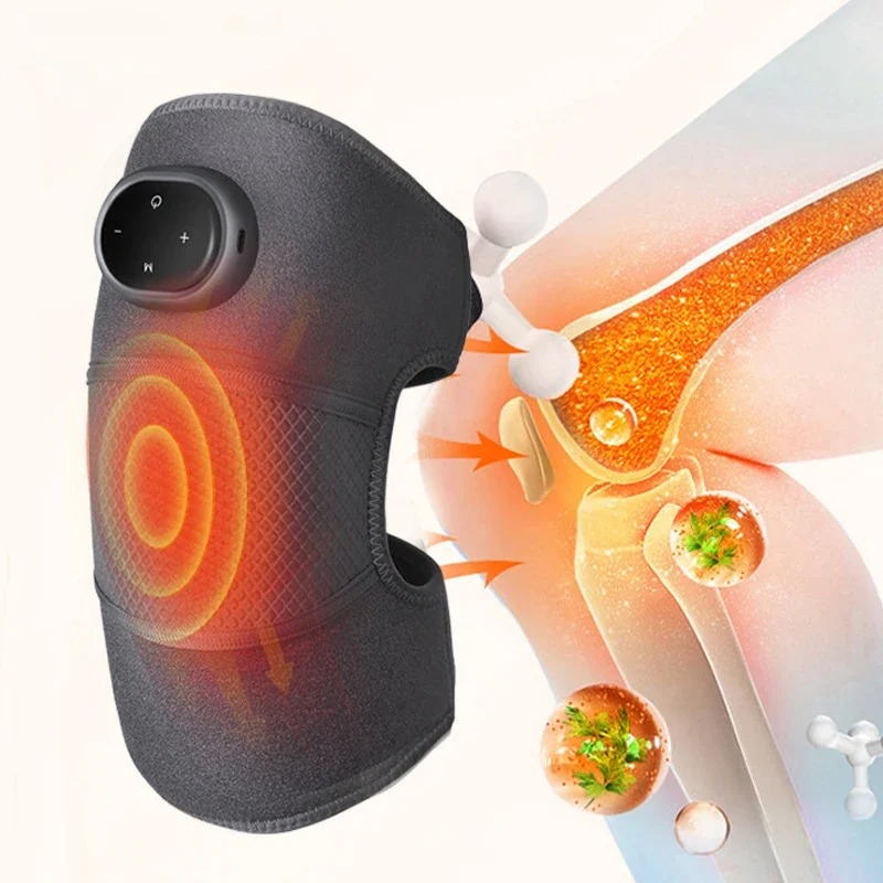 التدفئة والاهتزاز مدلك الركبة USB الكهربائية المشتركة مدلك ذكي ساخنة مدلك الساق