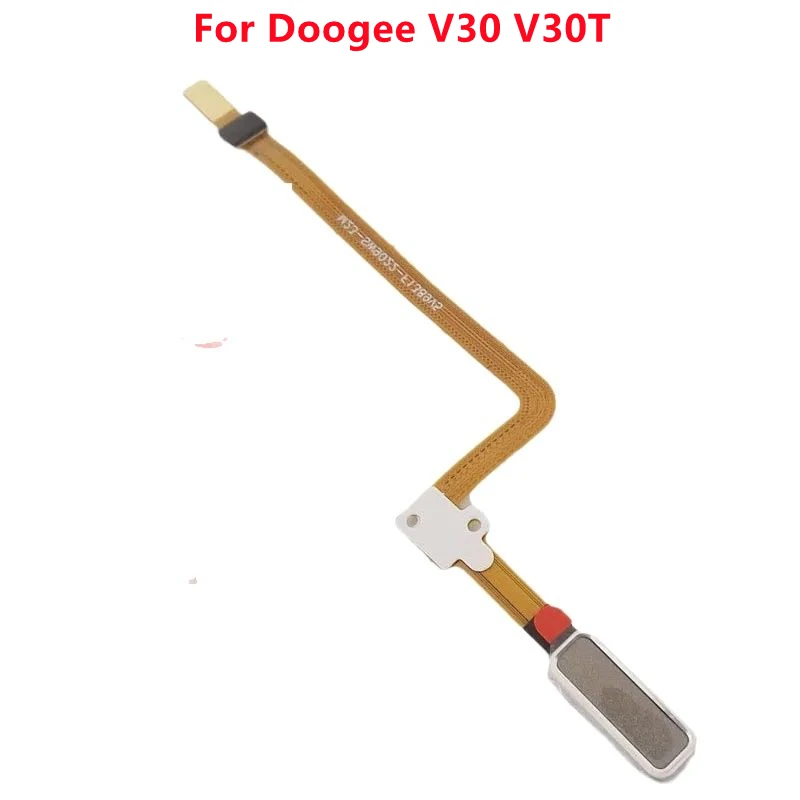 Original For Doogee V30 V30T Cell Phone Fingerprint Modules FPC Home Button Sensor Flex Cable For Doogee V30