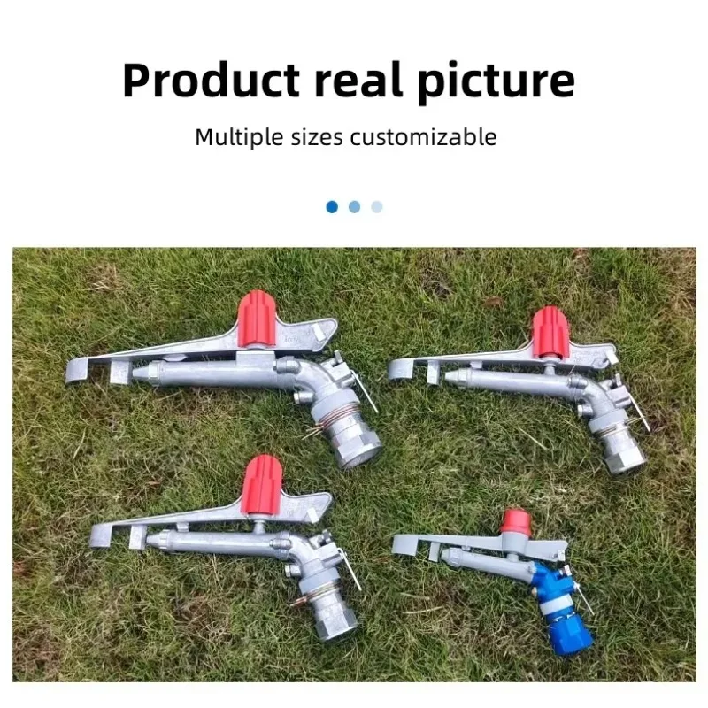 

【Specialized】DN25 DN40 DN50 DN65 Female Thread Impact Sprinkler for Large Area Farm Garden Lawn Irrigation