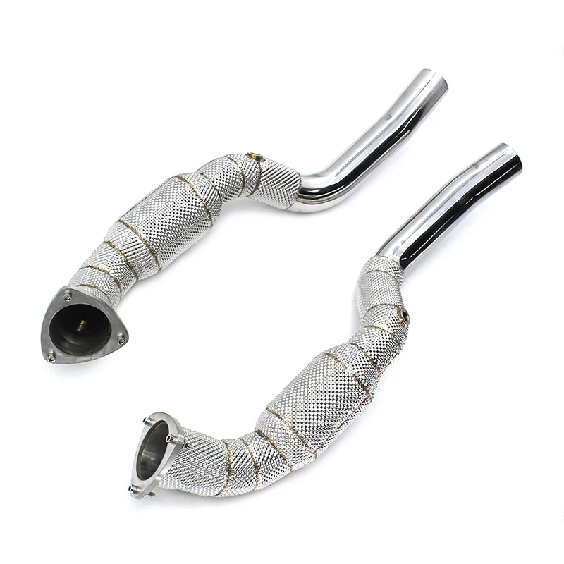 Boska Exhaust Downpipe For Maserati Gran Turismo/GT 4.7 2008-2023 SS304   with catalyst High flow catted downpipe Exhaust Pipe