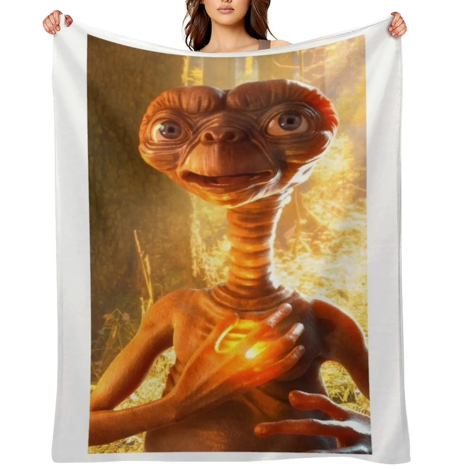 ET the Extra Terrestrial Throw Blanket Giant Sofa Sofa Throw Hair Extra Large Throw Blankets