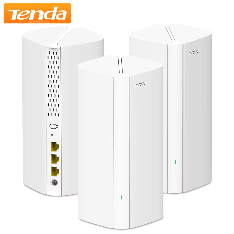 

Tenda AX3000 WiFi6 Mesh System EX/MX12 Wireless Router Wi-Fi6 Mesh WiFi Router up to 7000 sq.ft. Wifi range extender WIFI 6 Mesh