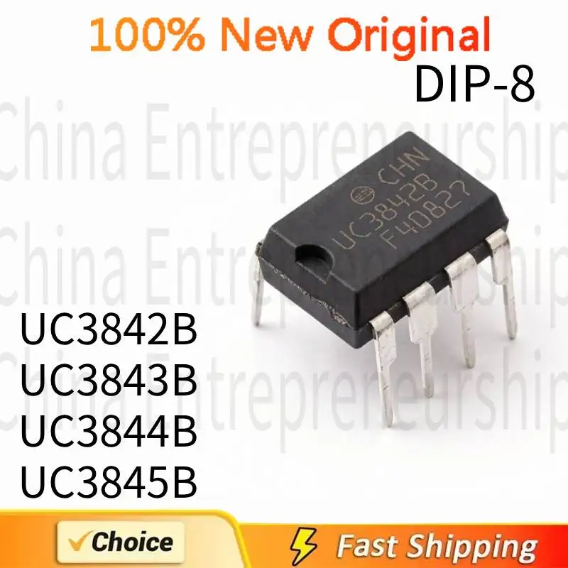 5 PCS DIP-8 UC3842B UC3843B UC3844B UC3845B DIP-8 Switch controller power IC chip 100%Quality Original/Quick delivery