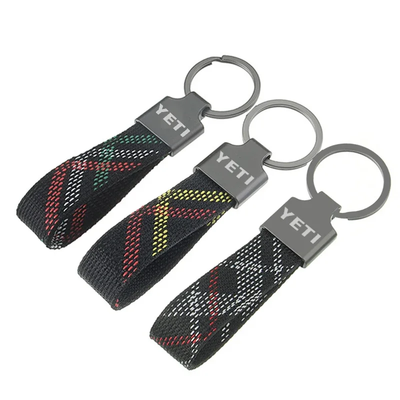 Metal Car Key Rings Holder Pendant for Yeti Octavia Fabia Rapid Superb Kodiaq Karoq Scala Keychain Accessories