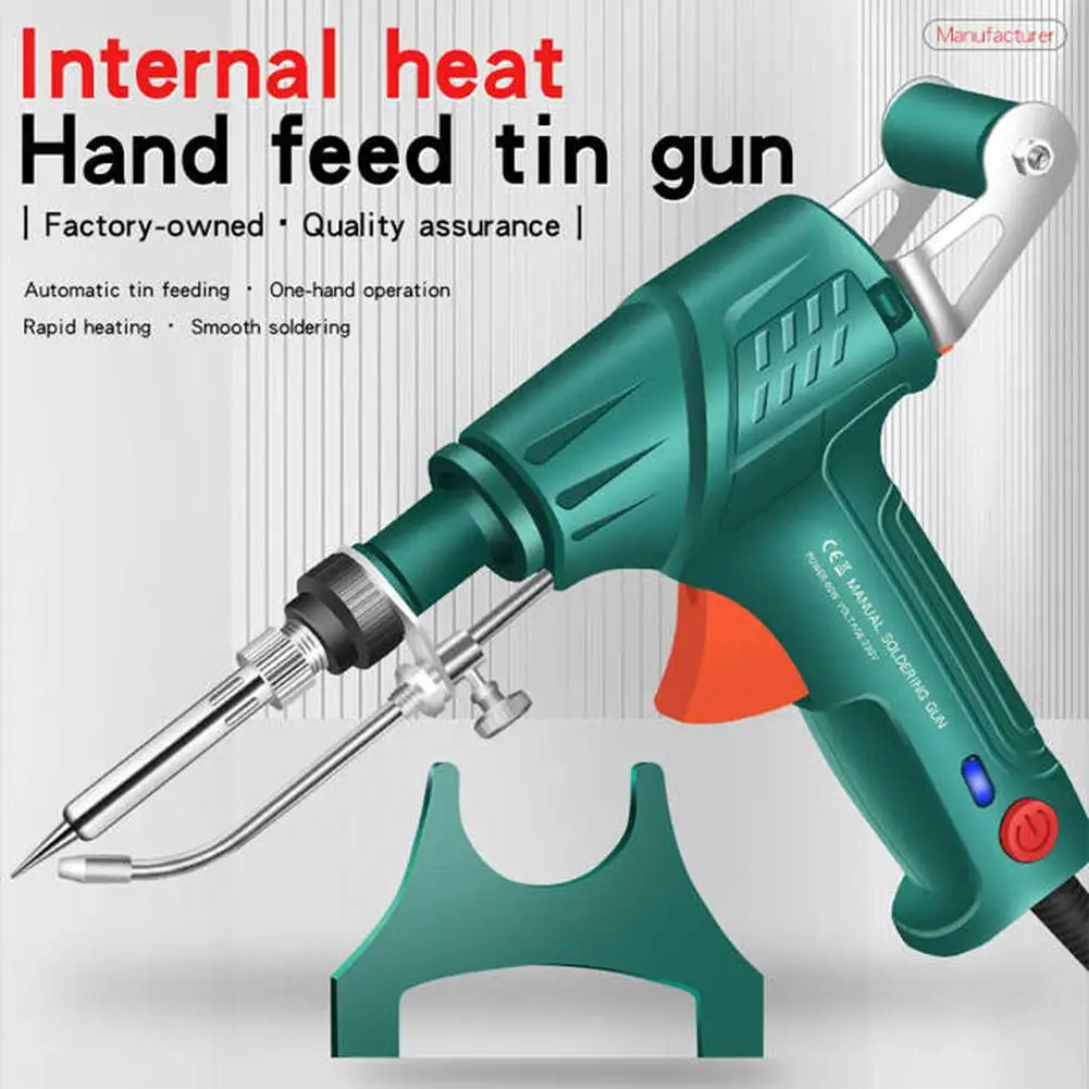 New Multi-Function Iron Welder Automatically Soldering Gun  60W Hand-Held Internal Heating Send Tin Welding Repair Tool