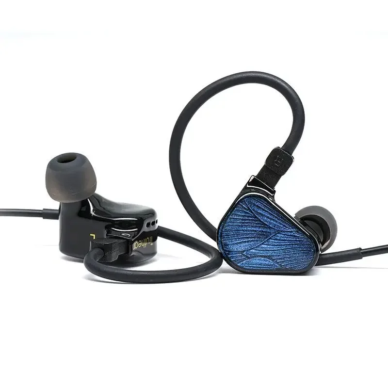 Wired in-ear HIFI earphones, double-acting ring 3.5 plug 0.78 pin