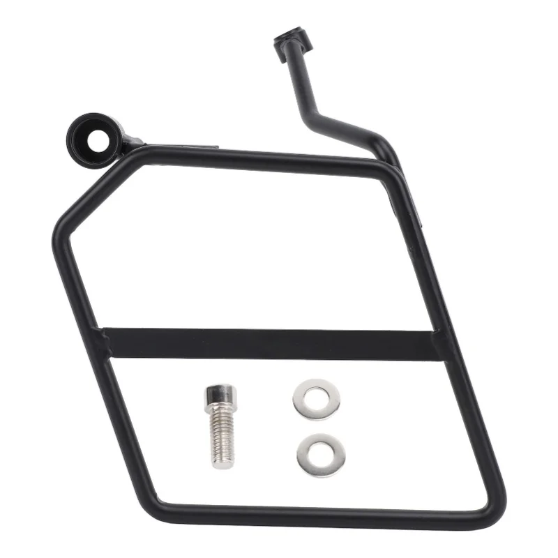 Motorcycle Side Trunk Bag Support Bracket Iron Left Side Saddle Bag Luggage Rack For Monkey 125 2018 To 2024