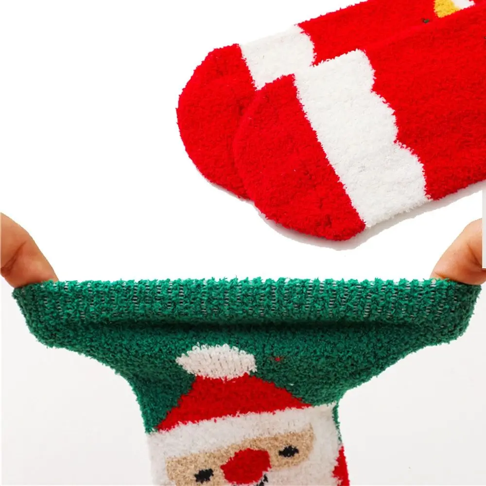 Cute Breathable Elk Floor Socks Home Sleep Socks Toddler Christmas Socks Baby Hosiery Baby Stockings Long Tube Socks