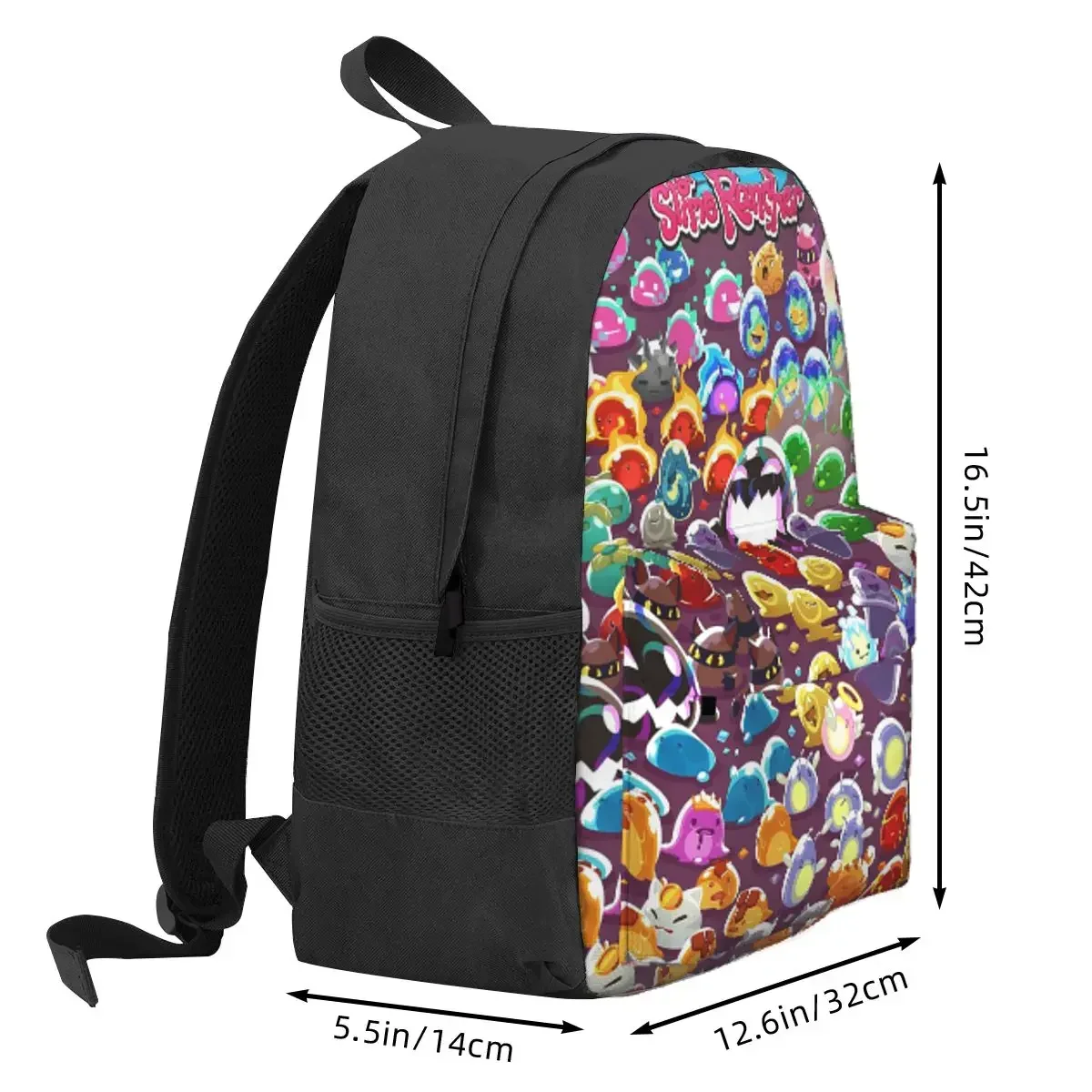 Slime Rancher Cartoon Game Anime Cute Backpack Daypack Large Capacity Kids BookBag School Bag Shoulder Bags for Men Women