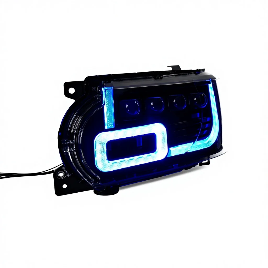 High Quality New 12V 6000K LED Head Lamp For For Vogue Blue Lighting Beam Front Position