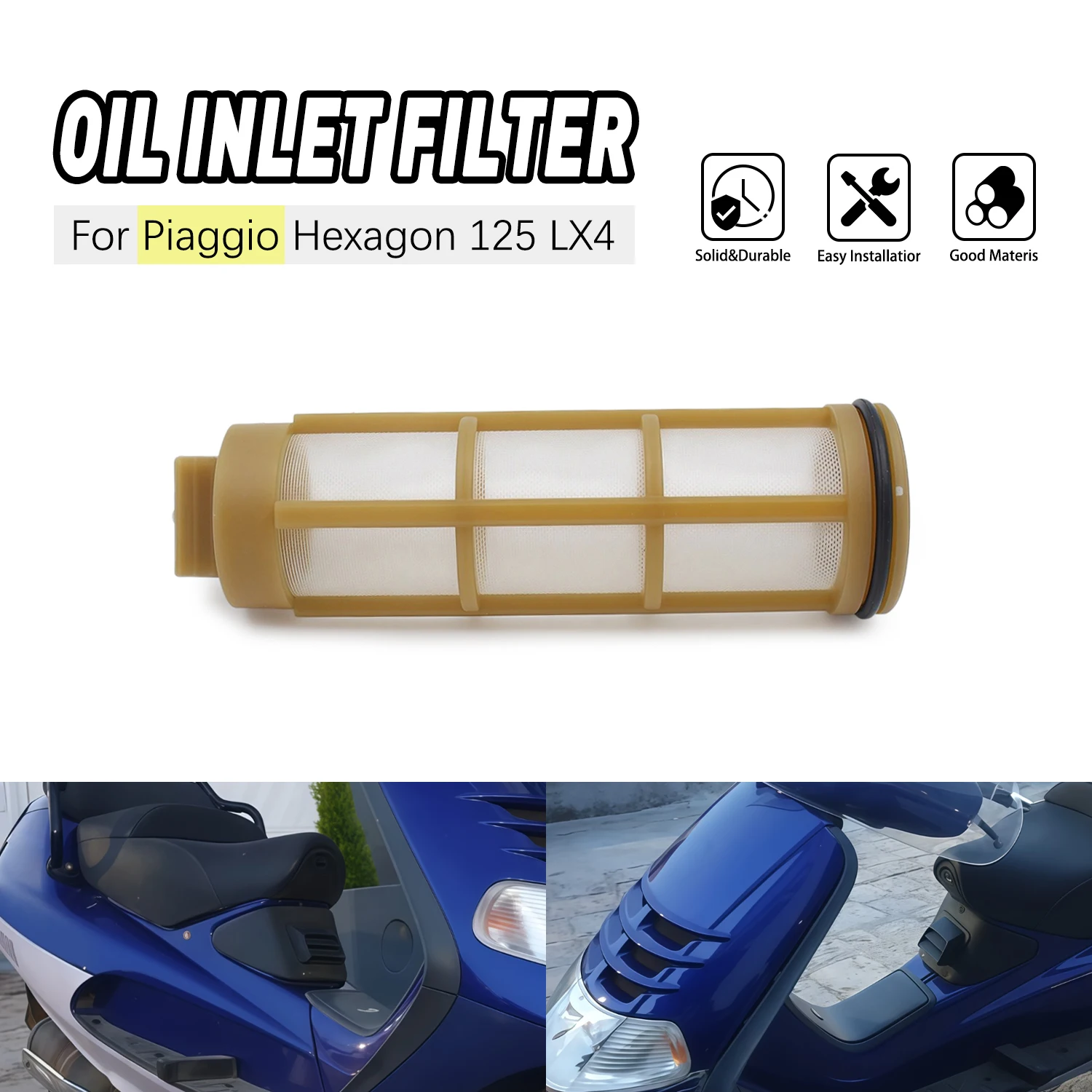 

Accessories Engine moto For Vespa Modern For Aprilia Mojito Sport City For Piaggio Fly 431242 Intake Oil Filter Engine Strainer