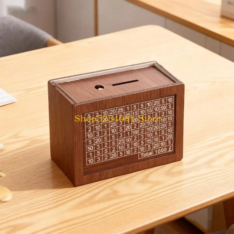 AXYC Traditional Money Container Box For Currency US Savings Calculating