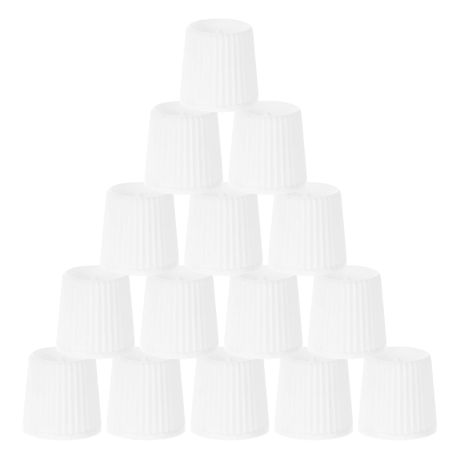 

50pcs Plastic Caps Self-Closing Lid No Mess Squeeze Tool For Tube Dispenser Travel Home Use Leakproof Cap Refillable Ointment