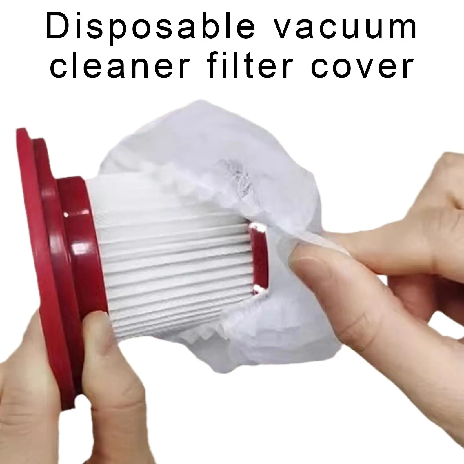 Vacuum Filter Cover 100 Pieces Non Woven Fabric Dust Bag Replacement For Handheld Vacuum Cleaner Reusable Parts Home Accessories
