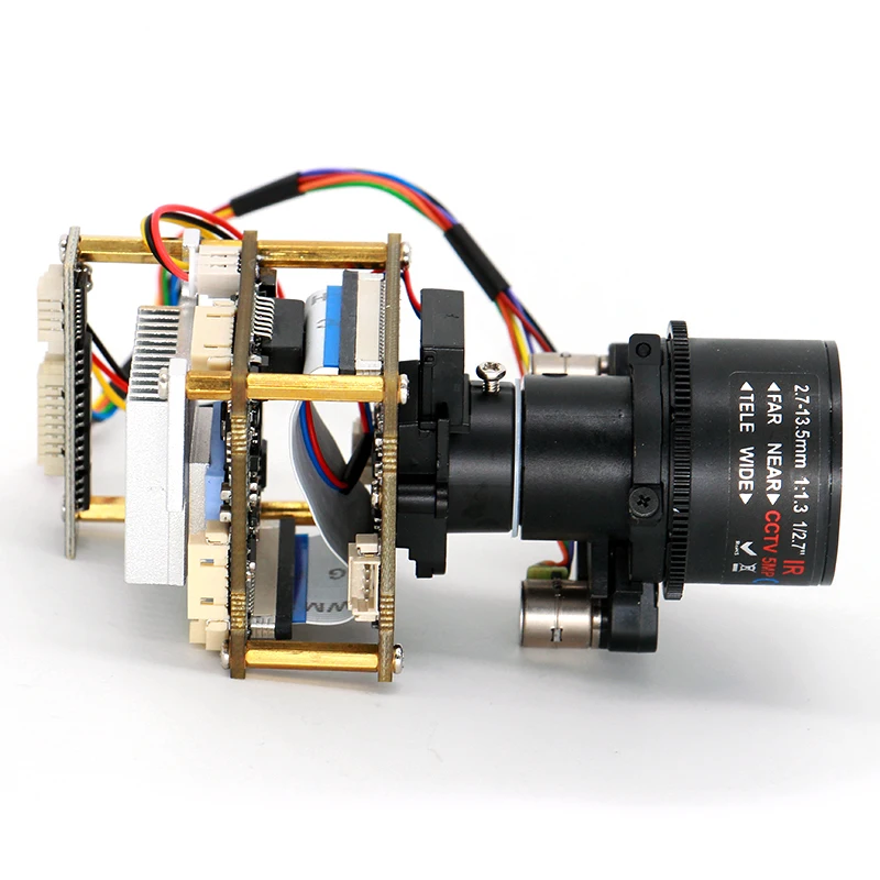 60fps 2MP Starvis IMX327 Hi3516AV300 2.7-13.5mm Motorized 5x Zoom Lens IP Camera Module CCTV Camera PCB Board SIP-K327A-27135