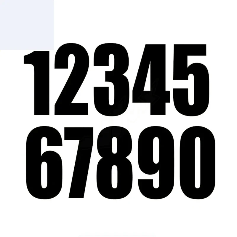 

Die Cut Racing Number Car Sticker for Car Motor Bike Truck Laptop Helmet BMW Mercedes Benz Vinyl Daecl,20cm*20cm